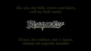 Rhapsody  Warrior of Ice Lyrics amp Sub Esp [upl. by Corrinne231]