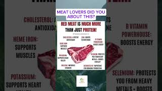 Red Meat A Nutrient Powerhouse Beyond Protein [upl. by Sello]