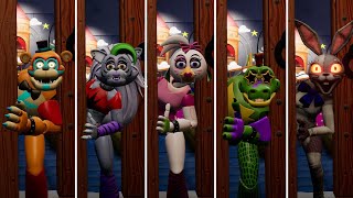 Everyone kicks and bans Gregory from the daycare  Five Nights at Freddys Security Breach [upl. by Shugart]