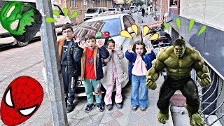 EYVAH MASKELİLER PEŞİMİZDE DAMLA DİKKAT ET HULK BİZİ KAÇIRICAK [upl. by Simonetta]