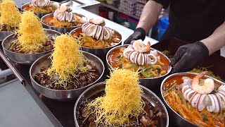 산더미짜장 Making Amazing Style Noodle Dishes Jajangmyeon Jjamppong  Korean street food [upl. by Eelac711]