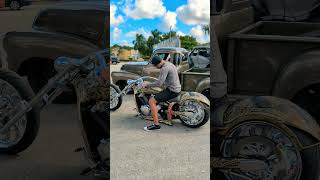 motorcycle automobile harleydavidson chevrolet truck chevy bikelife combination realworld [upl. by Roche757]