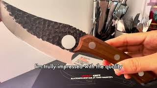 Unboxing the Huusk knife Japanese craftsmanship or just hype [upl. by Shorter819]