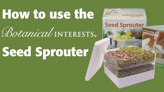 How to Use the Botanical Interests Sprouter [upl. by Minnaminnie]