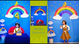 Birthday decoration ideas at home how to decorate birthday party at home [upl. by Aihsyla501]