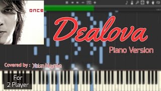 Once  Dealova Instrumental Piano Piano Sheet Synthesia [upl. by Kravits314]