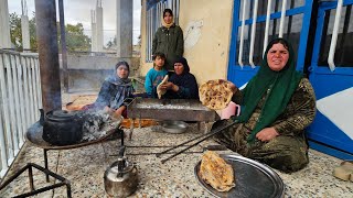 Traditional Bread Baking from the Perspective of Farideh and Grandmother [upl. by Nisior782]