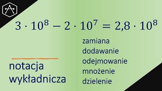 Notacja wykładnicza  wprowadzenie przykłady [upl. by Chelsie]