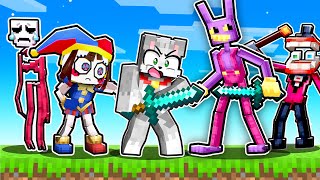 Paso Minecraft PERO el CIRCO DIGITAL ME AYUDA 🤯🎪 The Amazing Digital Circus [upl. by Ikir805]