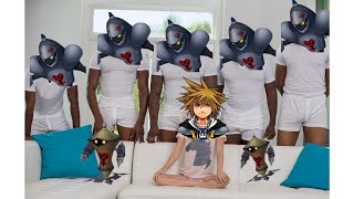 Sora vs 1000 Heartless JUMPED EDITION [upl. by Gildus]