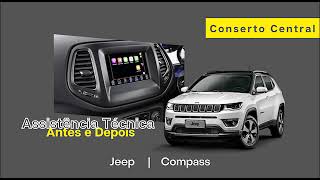 Conserto Central Multimídia Jeep Compass  Antes e Depois [upl. by Abbotsun]