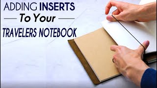 How To Refill a Travelers Notebook [upl. by Akenehs]