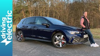 New Volkswagen Golf GTE Mk8 plugin hybrid review – DrivingElectric [upl. by Dorsey]