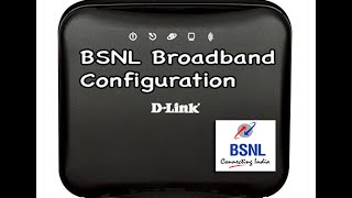 How to configure BSNL Broadband in ADSL2  Router [upl. by Fugazy]