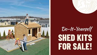 Shed Kits For Sale  Customizable DIY shed kits in all shapes and sizes [upl. by Lahcim]