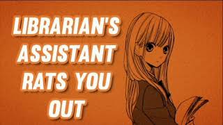 Librarian Assistant Catches You  Cringe ASMR Rp  aimiasmr [upl. by Asilram]