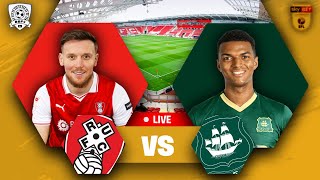 ROTHERHAM RELEGATED Rotherham 01 Plymouth LIVE  EFL Championship WATCH ALONG [upl. by Ahsiekel]