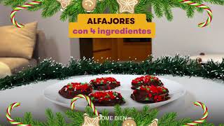 Alfajores Navideños Cubiertos con Chocolate Hershey’s en solo 3 pasos [upl. by Atteram803]