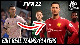 HOW TO TRANSFER PLAYERS amp EDIT TEAMS IN FIFA 22 FULL GUIDE [upl. by Dalohcin]