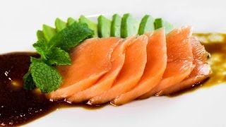 Cooked Salmon Sashimi Recipe  Sous Vide Cooking [upl. by Isleen972]