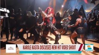 Karole Kasita discusses new hit video shoot  Sanyuka uncut [upl. by Favrot171]