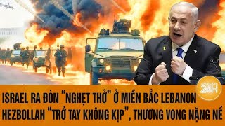 Israel ra đòn “nghẹt thở” ở miền Bắc Lebanon thương vong nặng nề [upl. by Atibat]