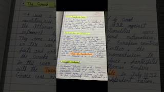 History class 10 notes important for boards class10 boardexam [upl. by Llerrut748]