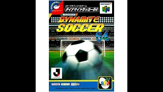 N64  JLeague Dynamite Soccer 64  1997 [upl. by Sutelc352]