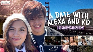 A DATE WITH ALEXA AND KD  Alexa Ilacad [upl. by Einiar877]