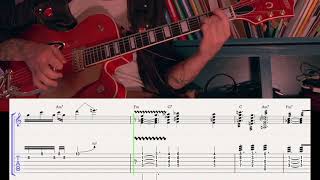 Brian Setzer  Sleepwalk Guitar Tab [upl. by Aiuqal]