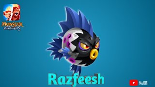 How To Breed Razfeesh  Monster Legends [upl. by Ailadgim]