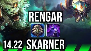 RENGAR vs SKARNER JGL  428  KR Master  1422 [upl. by Lesig]