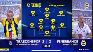 Trabzonspor 23 Fenerbahçe  FB TV Gol Anları ve Tepkileri [upl. by Tarfe]