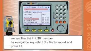 How To Download with Zoom35 Pro of Geomax [upl. by Unam]