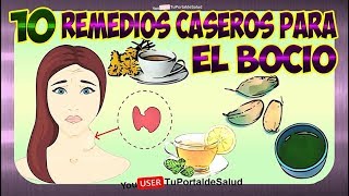 Bocio Inflamacion de Tiroides  10 Remedios Caseros para el Bocio😯🙎‍♀️ 🙎‍♂️ [upl. by Revned]