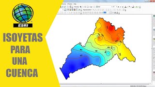 Mapa de Isoyetas para una Cuenca Hidrográfica  ArcGIS [upl. by Den388]