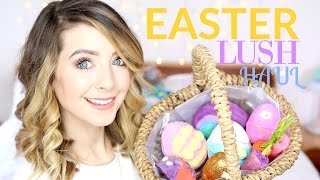 Easter LUSH Haul  Zoella [upl. by Ledairam571]