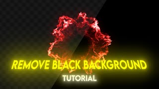 How to REMOVE BLACK BACKGROUND from OverlaysStock Footage in After Effects [upl. by Meredi781]