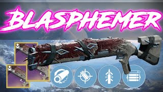 Destiny 2 But The Video Doesnt End Until God Roll Blasphemer Drops [upl. by Weinman]