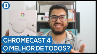 Como Instalar e Configurar Chromecast 4  Passo a Passo [upl. by Turoff]