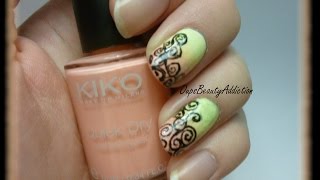 Tuto nail art spirale pour lété [upl. by Fulks]