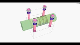 Eliminating axial backlash in revolution joint 1 [upl. by Yemar875]