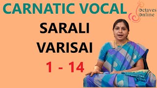 Sarali Varisai  1  14 All three speeds [upl. by Tayib721]