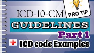 ICD10CM  Official Coding Guidelines Conventions  Examples PART 1 CPC medicalcoding ICD10CM [upl. by Souvaine]