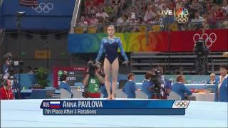 Anna Pavlova  Floor Exercise  2008 Olympics All Around [upl. by Socha]