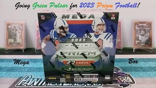 2023 Prizm Football Mega Box Walmart Version Really Nice Green Pulsar 💚 [upl. by Meesaw733]