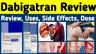 Dabigatran 150 mg 110 mg 75mg uses in hindi  Review Pradaxa 150 mg hindi  Side Effects Dose [upl. by Dobb]