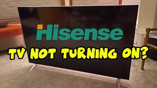 How to Fix Your Hisense TV That Wont Turn On  Black Screen Problem [upl. by Donielle121]