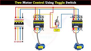 Two Motor Control Using Toggle Switch LearningEngineering [upl. by Nagaer907]