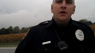 Sycamore IL Police officer doesnt like video cameras [upl. by Nollahp561]